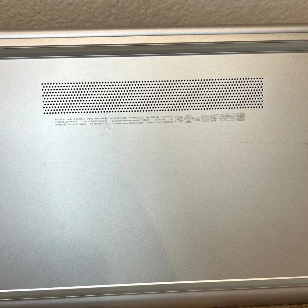 HP Silver Laptop